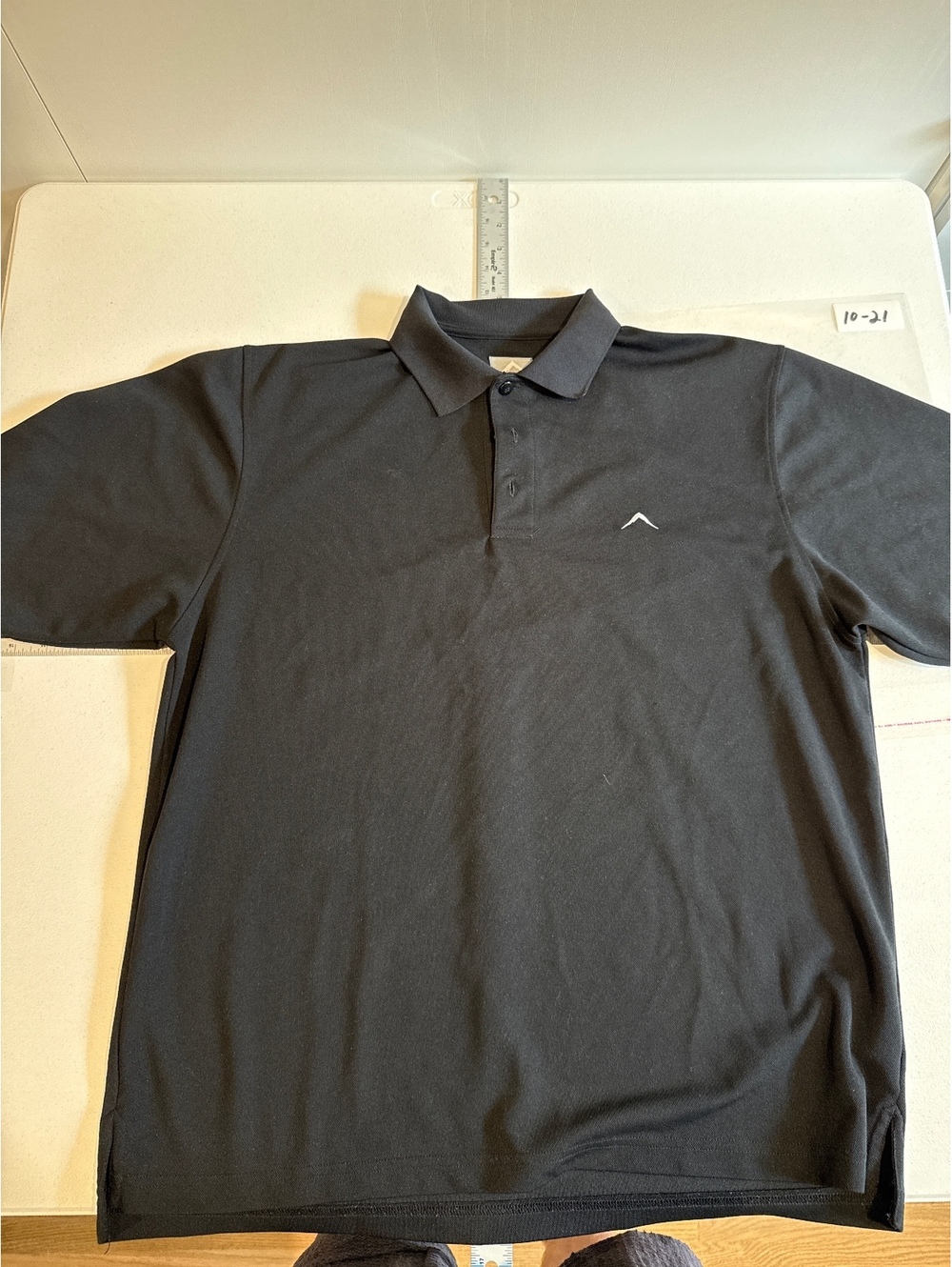 K-WAY MENS BLACK POLO SIZE LARGE